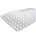 Rubber Bumpers Cabinet Door Bumper 128 Pieces Large Clear Adhesive Rubber Feet Pads Noise Dampening Buffer Dots for Door, Drawers, Picture Frame,Glass Non Slip