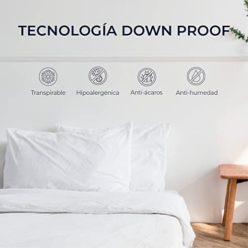 Landmark Collection Almohadas King Size Hotel de Lujo - Diseño 3D Ergonómico Paquete de 2 | Soporte Ergonómico Suave y Envolvente | 100% Algodón | Down Alternative Hipoalergénico | Oeko-Tex