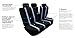FH Group Sports Seat Covers Full Set with Gift – Universal Fit for Cars Trucks & SUVs (Blue) FB070115