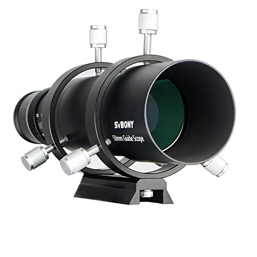 Svbony SV106 Guide Telescope, Full Coated Viewfinder and Helical Focal Ratio, 50mm F4 Focal Ratio to Guide Star Search, Compatible with ZWO QHY Auto Guide Camera