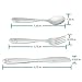 SunZio Kids Silverware Set, 18/10 Stainless Steel 12 Piece Cutlery Set with 4 Forks, 4 Spoons, 4 Small Knives, Toddler Metal Travel Utensils with Case, Child Safe Flatware, Dishwasher Safe, 1 Set