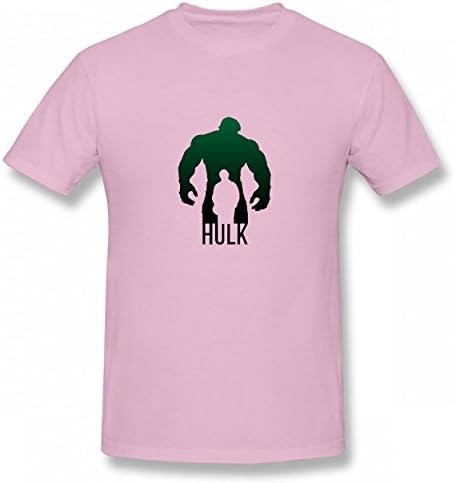 Hero Collection See Hulk Tshirt Printed Cotton T-Shirts Tops Logo Authentic Man Tee Pink