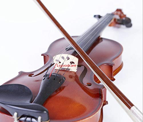 Violin Bridges Fiddle Maple Wood 1/2 Size Instrument Accessories Violin Strings Bridge Part Tools, Pack of 10, By Lsgoodcare