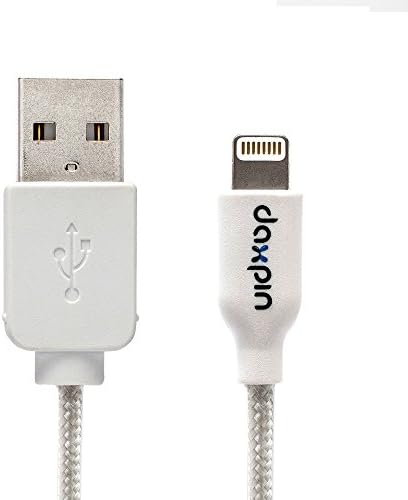 Lightning Cable 10ft by DAXPIN, Certified MFi USB Cable for iPhone, Durable Nylon Braided Apple Charger Cord, for Latest iOS including iPhone 5/6/7/8/X Plus iPad Air iPad Mini