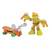 Teenage Mutant Ninja Turtles Pre-Cool Half Shell Heroes Michelangelo with Skateboard Figure