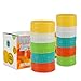 Mason Jar Plastic Lids for Regular Mouth and Wide Mouth for Storage Colored 20 Pack