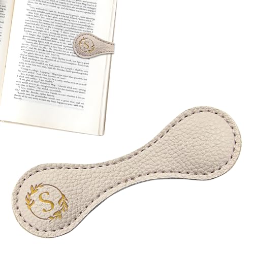 Estivaux Leather Magnetic Bookmarks for Women Men, Capital… at Amazon