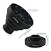 Travel Hair Dryer Diffuser, Segbeauty Collapsible Portable Hair Diffuser, Profession Blow Dryer Diffuser Attachment for Natural Thick Hair, Suitable for Nozzle 1.65 inches to 1.77 inches - Black