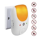Vensmile Ultrasonic Indoor Plug-in Pest Repeller with Night Light - Get Rid Of All Types of Insects and Rodents [UPGRADED VERSION]