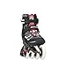 Rollerblade Macroblade 90 Alu Women's Adult Fitness Inline Skate, Black and Cherry, High Performance Inline Skates