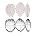 AK ART KITCHENWARE Gum Paste Orchid Petal Decoration Kit Leaf and Flower Tool Set Stainless Steel Cookie Cutter Set Silicone Veining Mold Petal Sugar Flower Making Tool A345&VM006