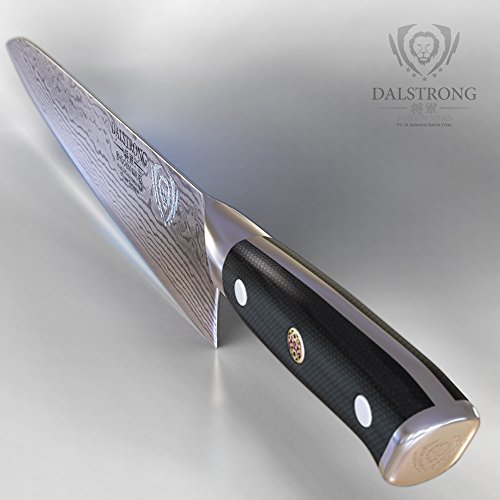 Dalstrong Chef Knife 9.5 inch Blade Shogun Series ELITE Damascus