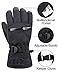 Verabella Men's Thinsulate Insulation Touchscreen Snow Ski Gloves w/Zipper Pocket