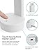 Dimmable LED Desk Lamp，Eye-caring Table Lamp with USB Charging Port, Office Lamp,Foldable Reading Lamps (5W,Touch Control Panel,White)