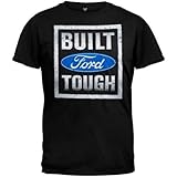 Ford - Mens Built Tough Stamp T-shirt 3x-large Black