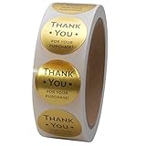 Thank You For Your Purchase Sticker Label Rolls, 1.25