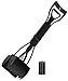 QUMY Dog Pooper Scooper with Poop Bags and Bag Holder Long Handle Top Paw Jaws Poop Scooper for Small Large dogs