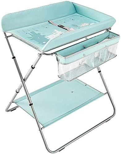 赤ちゃん用おむつ交換台 赤ちゃんは 新品 送料無料 ストレージ 高さ調節ケアステーションで表折りたたみポータブル新生児オムツ駅を変更します 折りたたみ式 おむつテーブル