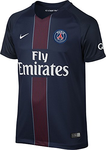 Nike youth paris-saint germain stadium jersey-midnight …