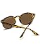 WearMe Pro Classic Small Round Retro Sunglasses, Tortoise Frame / Mirror Orange/Red Lens