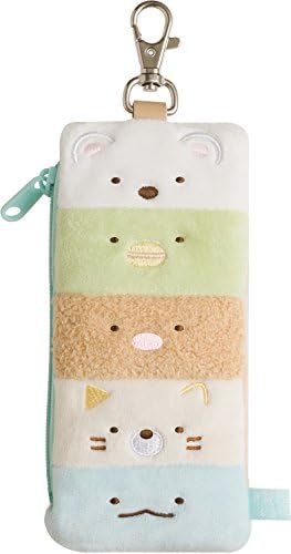 San-X Sumikko Gurashi Plush soft Key Case Pouch with Retractable Reel CK62901