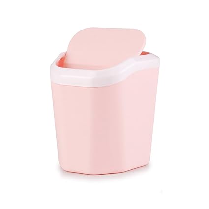 Amazon Com Mini Flip Type Small Trash Can Home Bedroom