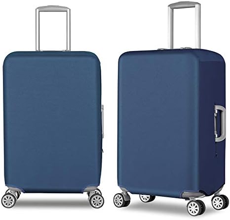 Travel Luggage Cover Durable Anti-Scratch Suitcase Protector Cover Fits 20-30 Inch Luggage(Waterproof Oxford Fabirc), Fits 28 Inch Luggage, Blue