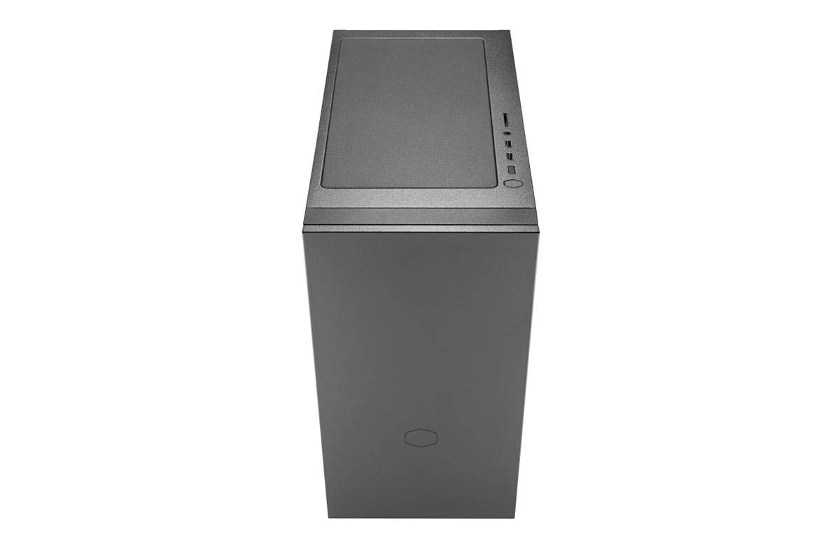 Cooler Master Silencio S400 mATX Tower W/Sound-Dampening Material, Sound-Dampened Steel Side Panel, Reversible Front Panel, SD Card Reader, and 2X 120mm PWM Silencio FP Fans