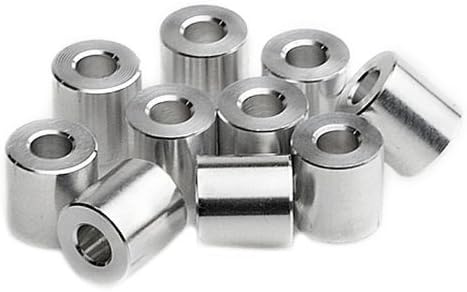 JunFac 80034 M3 Aluminum Spacer 7 x 7mm (10)