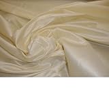 Vanilla Ice Shantung Dupioni Faux Silk Fabric Per Yard