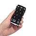Yuzihan Roll up Mini Bluetooth Keyboard for Pad Tablets Phones Portable Silicone Rollup Waterproof Flexible Keyboard Black