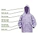 Frogg Toggs Polly Woggs Waterproof Breathable Rain Suit, Youth, Violet, Size Medium