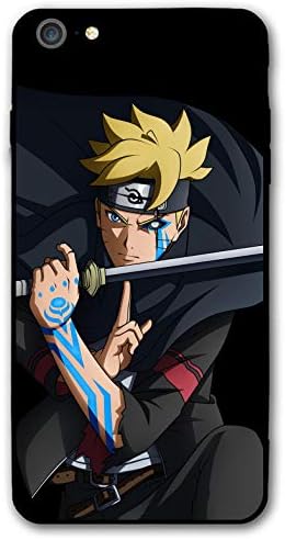 iPhone 6 Plus Case iPhone 6s Plus Case 5.5" Soft Rubber Frame and Hard PC Back Cover Cases (Naruto-Kakashi)