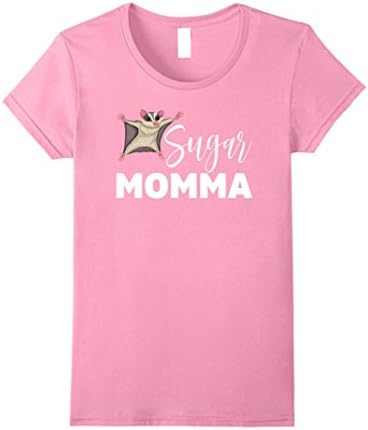 Womens Sugar Glider Momma - cool t shirt Medium Pink