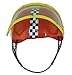 jAc Childrens Plastic Racing Stock Car Driver Costume Helmet RED