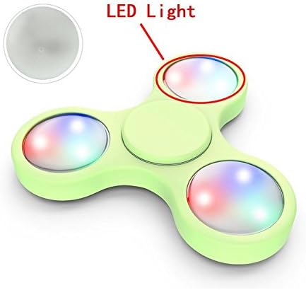 LED Tri Fidget Hand Spinner Lights, LED Fidget Spinner Accessories, Finger Toy, (Replacement LIGHTS ONLY 3 lights per Order)