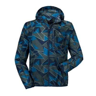 Schöffel Damen Windbreaker AOP L Jacke, Monument, 48