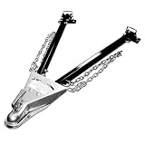 Adjustable Tow Towing Bar Bumper Mount 5000lb w/ Chains Rv Car Truck Jeep System