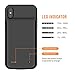 mooncity Battery Case for iPhone X - Black