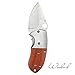 Woobud Pocket Folding Survival Mini Camping Envelope Knife Package Opener with Grindstone and Rope (TD)