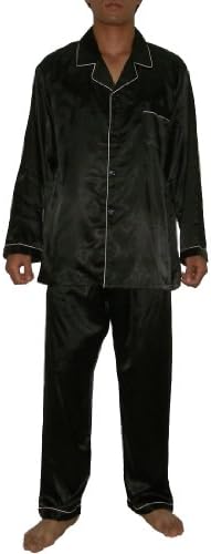 2PCS SET Silk Couture Mens Luxurious Silk Pajamas Set includes Top & Pants