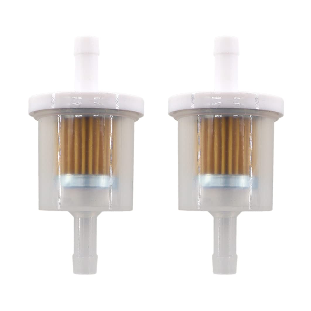 MCHNIC 2x Fuel Filter for Briggs & Stratton, Kohler, Tecumseh, Kawasaki Lawn Tractors 493629 691035 695666 AM108356 MTD Craftsman Kawasaki 49019-0027