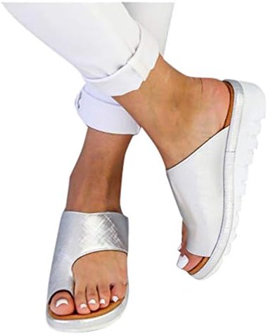 Platform Sandals for Women- 2019 New Comfort Flip Flops Wedge Shoes Flats Beach Casual Slippers