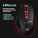 Redargon M690-1 Wireless Gaming Mouse with DPI Shifting, 2 Side Buttons, 2400 DPI, Ergonomic Design, 7 Buttons-Blackthumb 4