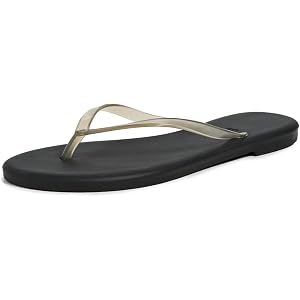 TKEES Women's Aqua Jelly Flip Flops