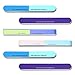 Modelones 10 Pcs Plastic Acrylic Nail Art Polish Remover Clip Cleaner Superior Gel Nail Clips Cap Tool and a 7 Surface Nail File