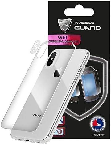 IPG for iPhone X Back Protector Invisible Touch Screen Sensitive Ultra HD Clear Film Anti Scratch Skin Guard - Smooth/Self-Healing/Bubble -Free