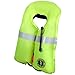 MUSTANG SURVIVAL - High Visibility HIT Inflatable PFD Hydrostatic (Fluorescent Green - One Size) - USCG Approved, 38lbs of Buoyancy, Bright Fluorescent Yellow-Green Inflation Cell