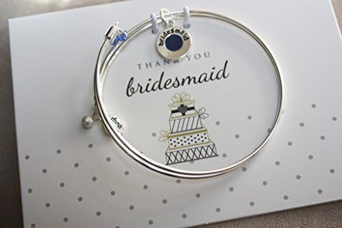 Cake - Bridesmaid - Meaningful Message Bracelet Set for Bridal Party