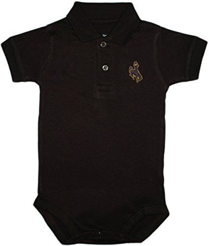 Creative Knitwear University of Wyoming Cowboys Newborn Polo Bodysuit